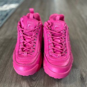 Fila Disruptor Womens Pink Glow